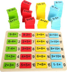 Koka matemātikas tāfele Small Foot 10716 цена и информация | Развивающие игрушки | 220.lv