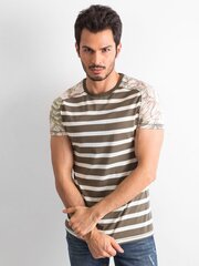 T-krekls, haki цена и информация | Мужские футболки | 220.lv