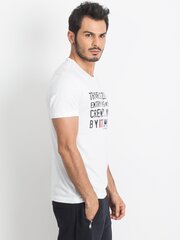 T-krekls vīriešiem Tommy Life, balts цена и информация | Мужские футболки | 220.lv