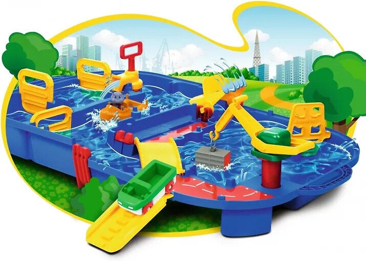 Ūdensceļš čemodānā Big AquaPlay Box 2in1 cena un informācija | Ūdens, smilšu un pludmales rotaļlietas | 220.lv