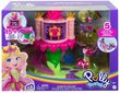 Lelles mājas komplekts Polly Pocket Rainbow fairy funfair, 15 gab. cena un informācija | Rotaļlietas meitenēm | 220.lv