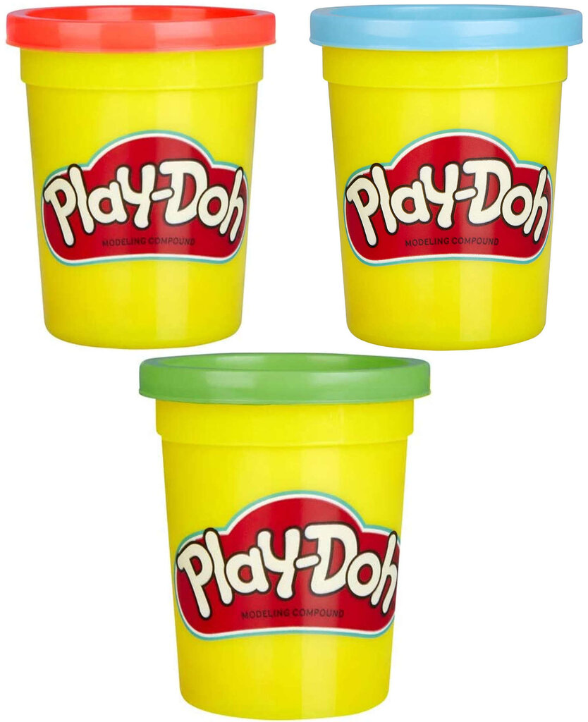 Plastilīna komplekts Play-Doh, 12 gab. цена и информация | Modelēšanas un zīmēšanas piederumi | 220.lv