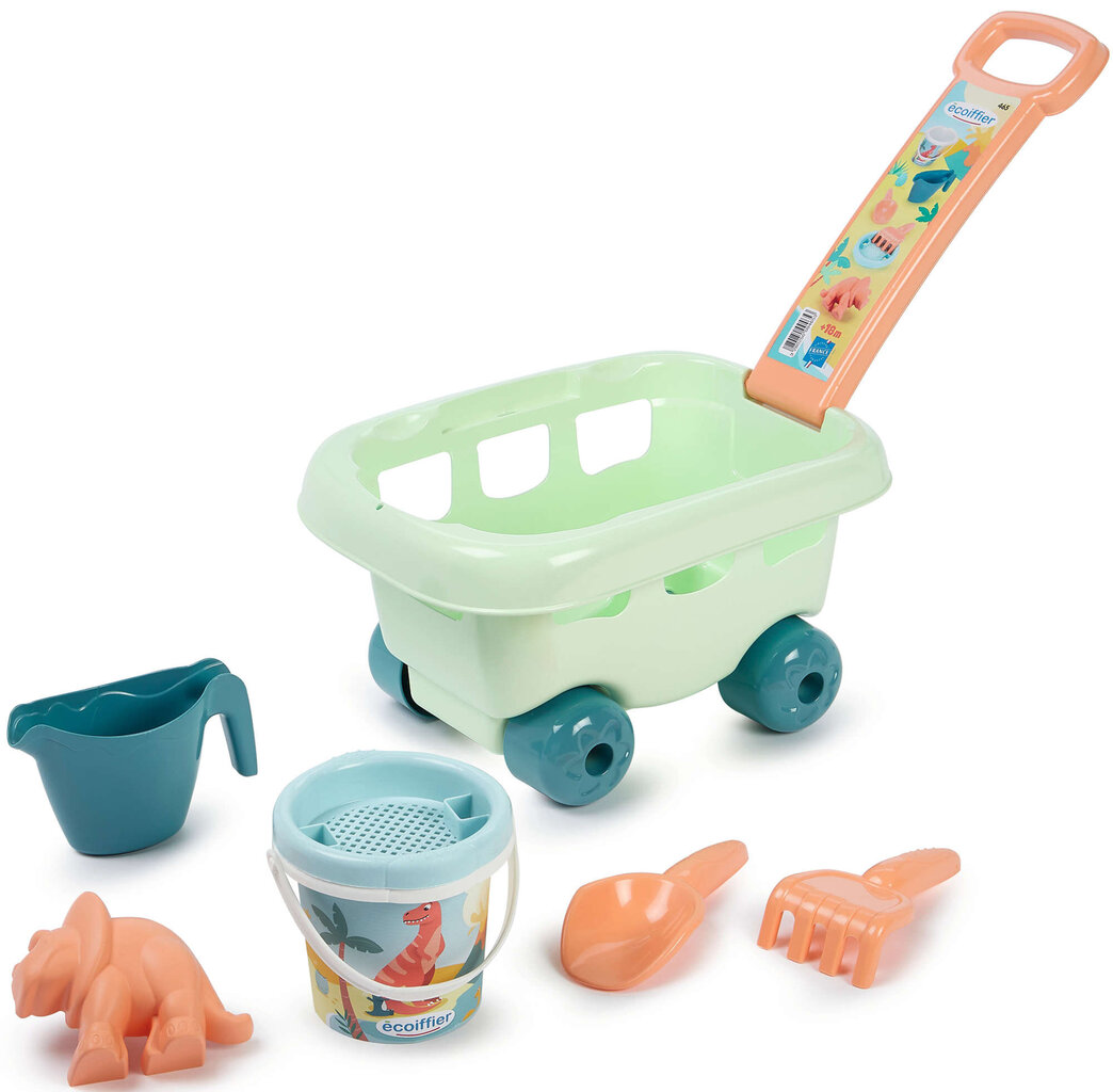 Āra rotaļlietu komplekts Ecoiffier Trolley cena un informācija | Ūdens, smilšu un pludmales rotaļlietas | 220.lv