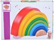 Koka varavīksnes puzle Eichhorn, 8 gab. cena un informācija | Attīstošās rotaļlietas | 220.lv