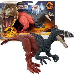 Figūriņa dinozaurs ar skaņu Jurassic World Wild Roar Megaraptor cena un informācija | Rotaļlietas zēniem | 220.lv