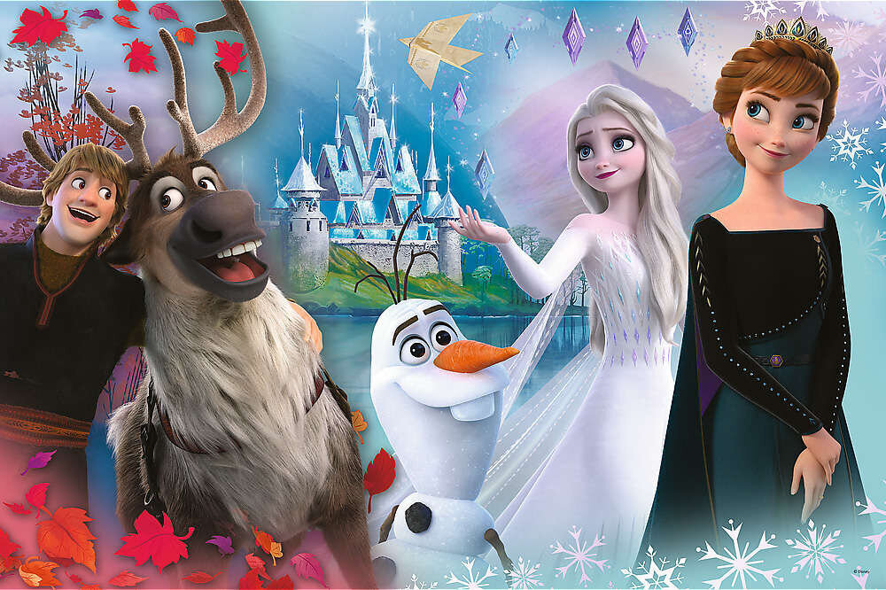 Puzle Trefl Anna un Elsa, 104 gab. цена и информация | Puzles, 3D puzles | 220.lv