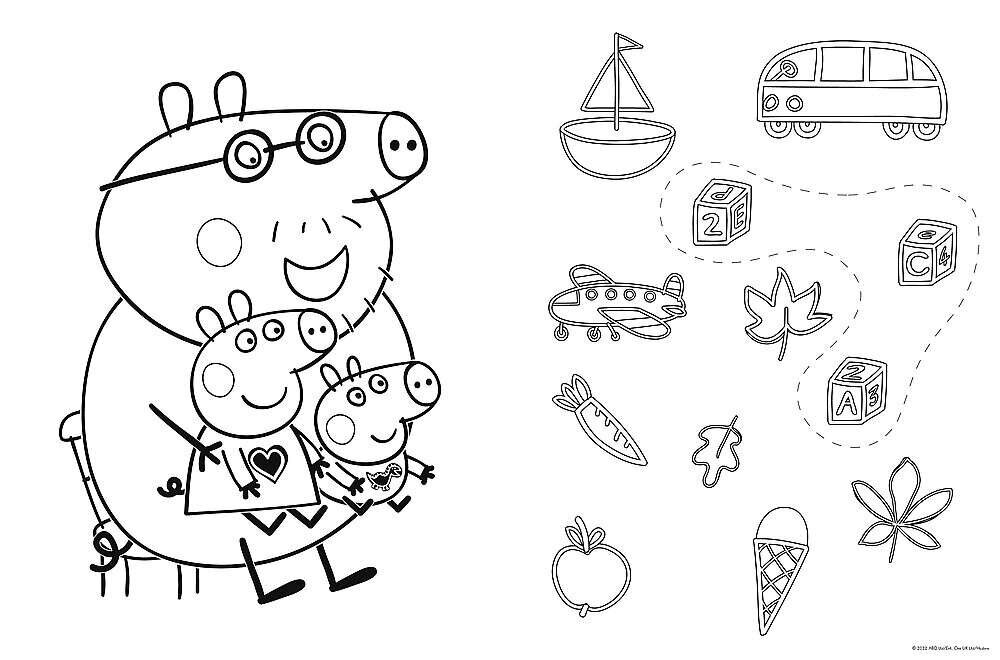 Divpusēja puzle Trefl Peppa Pig, 24 gab. cena un informācija | Puzles, 3D puzles | 220.lv