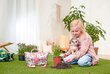 Plīša suns ar somu un aksesuāriem Simba Chi Chi Happy Gardener cena un informācija | Rotaļlietas meitenēm | 220.lv