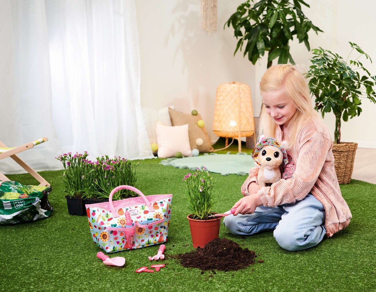 Plīša suns ar somu un aksesuāriem Simba Chi Chi Happy Gardener cena un informācija | Rotaļlietas meitenēm | 220.lv