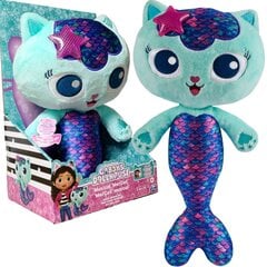 Plīša rotaļlieta Maskot cuddly Gabi Mermaid Cat House, 35 cm cena un informācija | Mīkstās (plīša) rotaļlietas | 220.lv