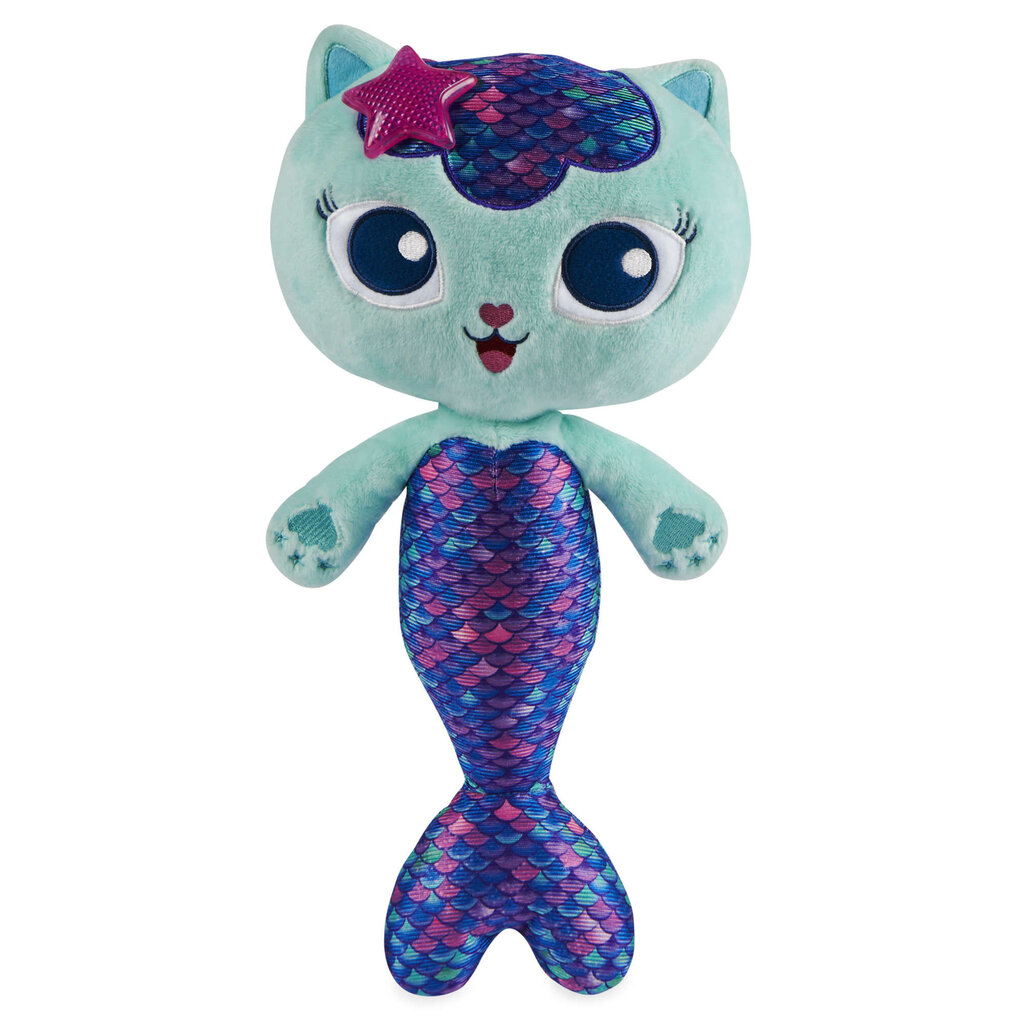 Plīša rotaļlieta Maskot cuddly Gabi Mermaid Cat House, 35 cm цена и информация | Mīkstās (plīša) rotaļlietas | 220.lv