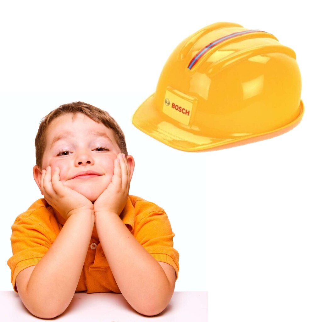 Celtniecības ķivere bērniem Klein Bosch 8127 cena un informācija | Rotaļlietas zēniem | 220.lv