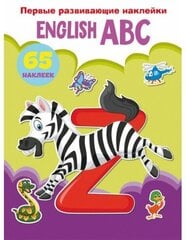 Первые развивающие наклейки. English ABC. 65 наклеек цена и информация | Развивающие книги | 220.lv