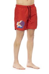 Peldšorti vīriešiem Bikkembergs Beachwear, sarkans cena un informācija | Peldšorti, peldbikses | 220.lv