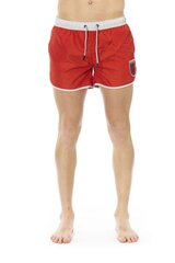 Peldšorti vīriešiem Bikkembergs Beachwear, sarkans cena un informācija | Peldšorti, peldbikses | 220.lv
