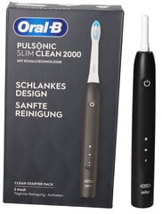 Электрическая зубная щетка Oral-B Pulsonic Slim Clean 2000 Чёрный (Пересмотрено B) цена и информация | Электрические зубные щетки | 220.lv