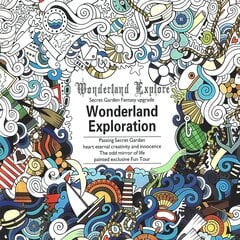 Wonderland Exploration цена и информация | Книжки - раскраски | 220.lv