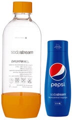 Apelsīnu pudeles un Pepsi sīrupa komplekts, SodaStream цена и информация | Аппараты для газирования воды | 220.lv