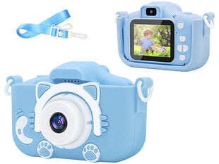 Bērnu fotoaparāts, zils cena un informācija | Attīstošās rotaļlietas | 220.lv
