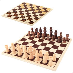 Galda spēle šahs/dambrete cena un informācija | Galda spēles | 220.lv