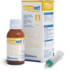 Mutes suspensija dzīvniekiem Bioiberica Atopivet Oral Suspension, 120 ml cena un informācija | Vitamīni, uztura bagātinātāji, pretparazītu līdzekļi suņiem | 220.lv