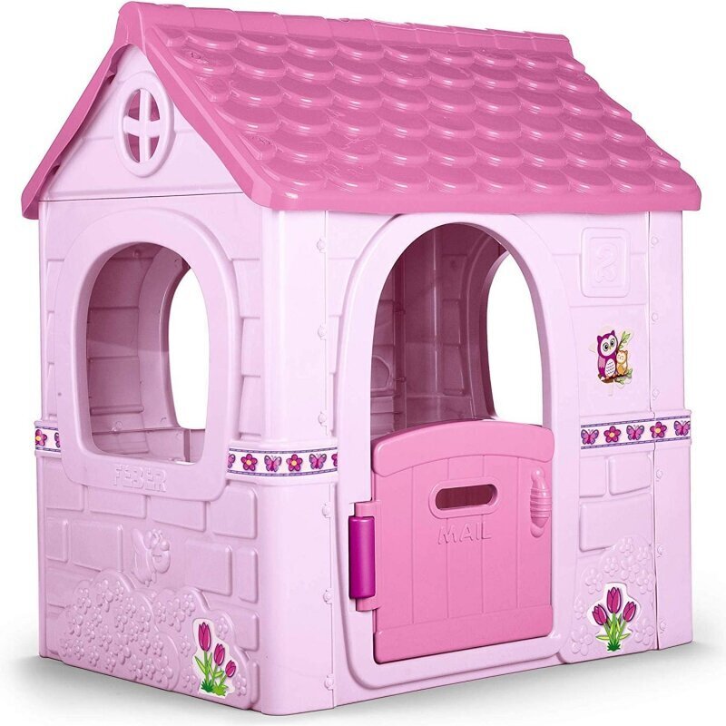 Fantāzijas dārza māja, rozā цена и информация | Bērnu rotaļu laukumi, mājiņas | 220.lv