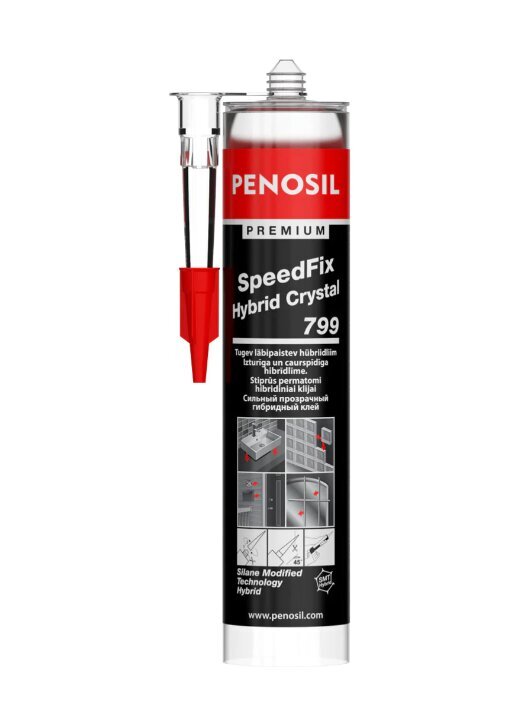 Caurspīdīga līme Penosil Premium SpeedFix Hybrid Crystal 799 цена и информация | Izolācijas materiāli | 220.lv