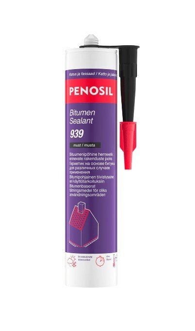 Plaša pielietojuma hermētiķis ārdarbiem Penosil Bitumen Sealant 939 цена и информация | Izolācijas materiāli | 220.lv