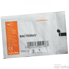 BACTIGRAS pārsējs 5x5cm, sterils N1 цена и информация | Первая помощь | 220.lv