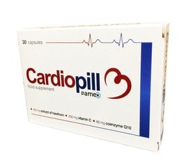 CARDIOPILL капсулы, 30 шт. цена и информация | Витамины, пищевые добавки, препараты для хорошего самочувствия | 220.lv