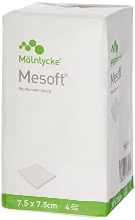 Salvetes MESOFT, 7.5x7.5cm, 100gab cena un informācija | Pirmā palīdzība | 220.lv