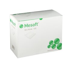 Salvetes MESOFT, 10x10cm, 100gab cena un informācija | Pirmā palīdzība | 220.lv