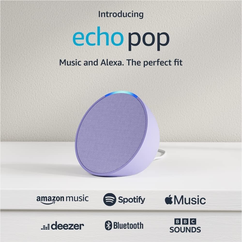 Echo Pop Bluetooth viedais skaļrunis Lavender Bloom cena un informācija | Skaļruņi | 220.lv