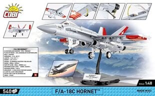 Konstruktors Cobi Historical Collection F/A-18C Hornet, 540 gab. cena un informācija | Konstruktori | 220.lv