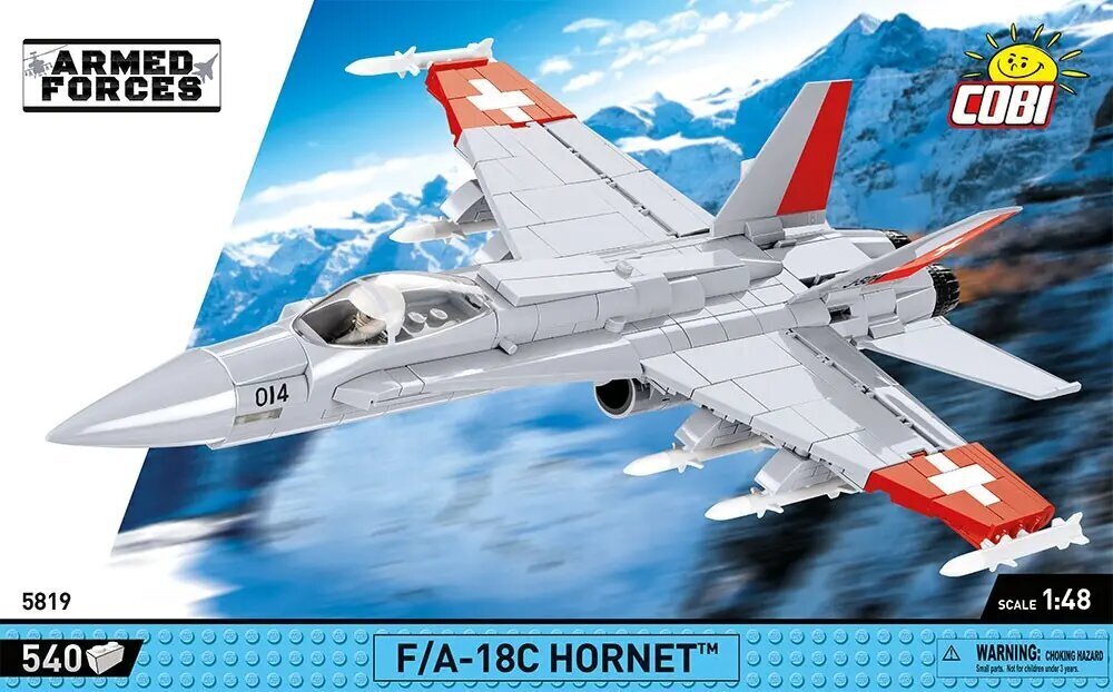 Konstruktors Cobi Historical Collection F/A-18C Hornet, 540 gab. cena un informācija | Konstruktori | 220.lv