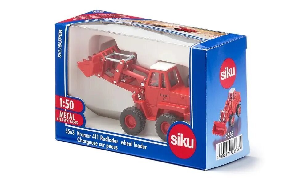 Traktors-iekrāvējs Kramer, sarkans cena un informācija | Rotaļlietas zēniem | 220.lv