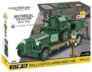 Конструктор Cobi Historical Collection Rolls-Royce Armoured Car 1920, 276 дет. цена и информация | Конструкторы и кубики | 220.lv