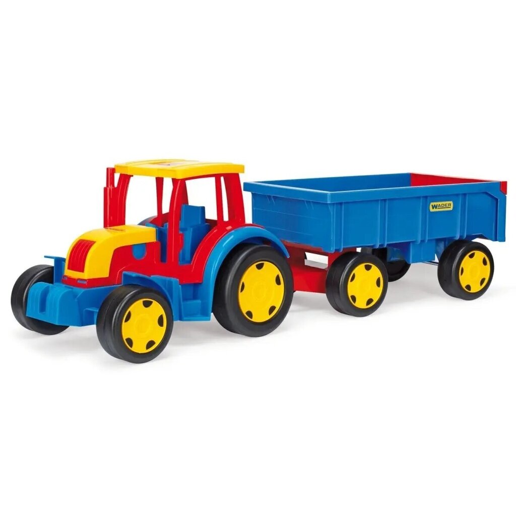Traktors ar piekabi Wader cena un informācija | Rotaļlietas zēniem | 220.lv