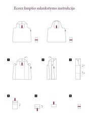 Iepirkumu maisiņš sievietēm Ecozz 116 cena un informācija | Iepirkumu somas | 220.lv