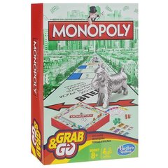 Galda spēle Hasbro Travel Monopoly Grab & Go B1002 цена и информация | Настольная игра | 220.lv