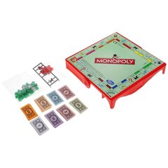 Galda spēle Hasbro Travel Monopoly Grab & Go B1002 cena un informācija | Galda spēles | 220.lv
