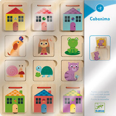 Koka puzle Djeco Cabanimo DJ01520, 8 gab. cena un informācija | Puzles, 3D puzles | 220.lv