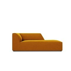 Samtains labās puses dīvāns Micadoni Ruby, dzeltens cena un informācija | Dīvāni | 220.lv