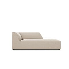 Samtains labās puses dīvāns Micadoni Ruby, smilškrāsas cena un informācija | Dīvāni | 220.lv