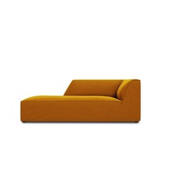 Samtains kreisās puses dīvāns Micadoni Ruby, dzeltens cena un informācija | Dīvāni | 220.lv