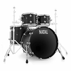 Akustiskās bungas Natal Maple Originals KMA-UFX-MBK1 cena un informācija | Sitamie instrumenti | 220.lv