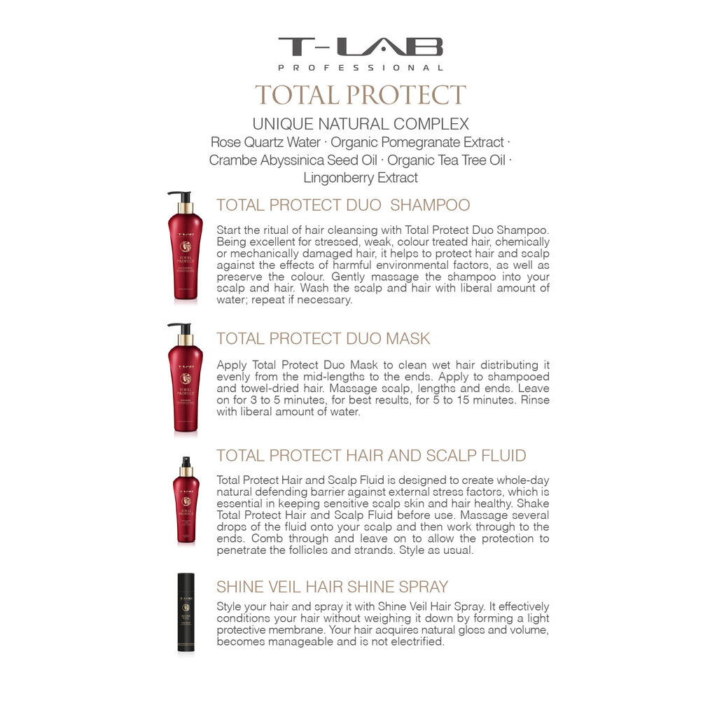 Šampūns krāsotiem matiem T-LAB Professional, 300ml цена и информация | Šampūni | 220.lv