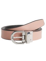 CALVIN KLEIN Ck Must Rd Buckle Rev 	Black Mono / Cafe Au Lait Mono 545008975 цена и информация | Женские ремни | 220.lv