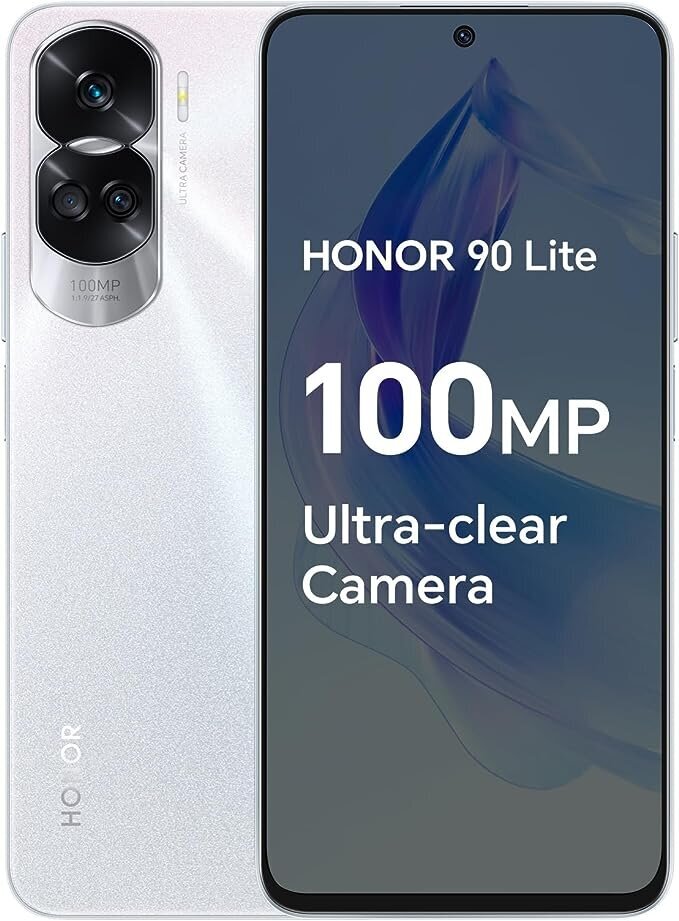 Honor 90 Lite 5G 8/256GB 5109ASWG Titanium Silver цена и информация | Mobilie telefoni | 220.lv
