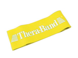 Vingrošanas gumija Thera Band, dzeltena cena un informācija | Fitnesa gumijas, gredzeni | 220.lv